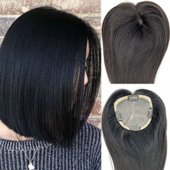 High Quality Human Hair Topper  5'' * 5'' Mono Pieces