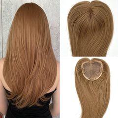 High Quality Human Hair Topper  5'' * 5'' Mono Pieces