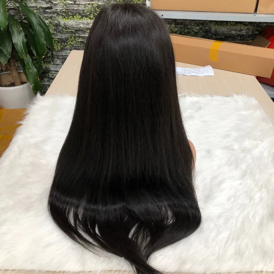 13*6 #1B Lace Frontal Wig
