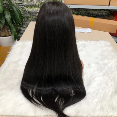 13*6 #1B Lace Frontal Wig