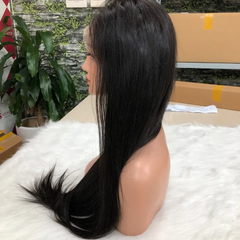 13*6 #1B Lace Frontal Wig