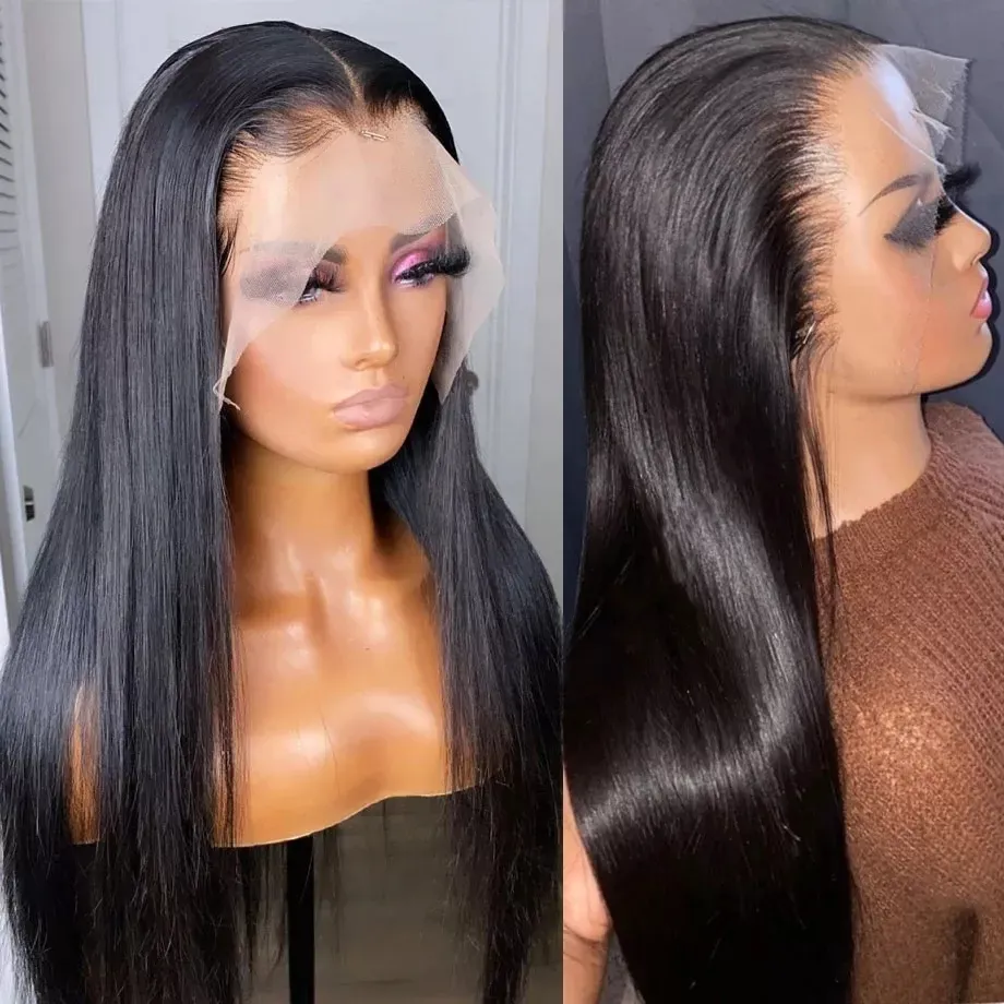 13*4 #1B Lace Frontal Wig