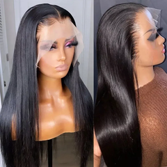 13*4 #1B Lace Frontal Wig
