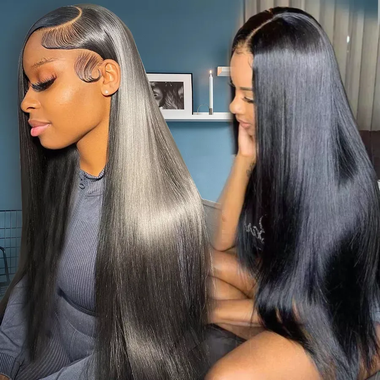 13*4 #1B Lace Frontal Wig